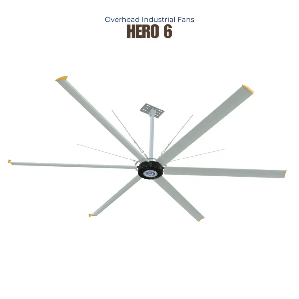 HVLS HERO-6 ADF series Ø1.8m - Ø7.3m