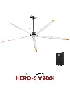 Quạt trần HVLS HERO-5 V200i Ø5.0m